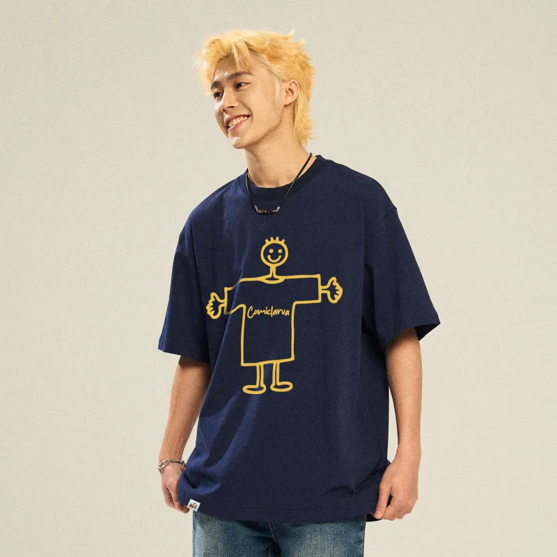 COMIC LARVA T Shirts Unisex-3