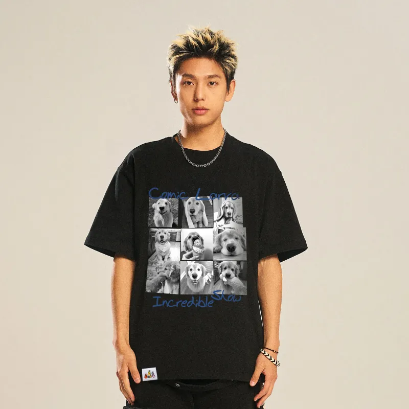 COMIC LARVA T Shirts Unisex-8