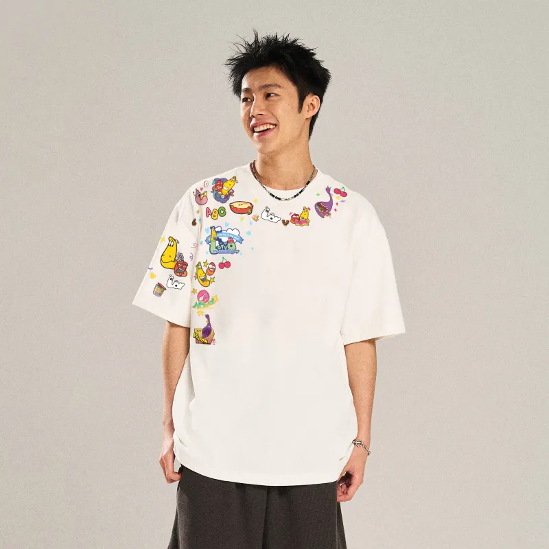 COMIC LARVA T Shirts Unisex-3
