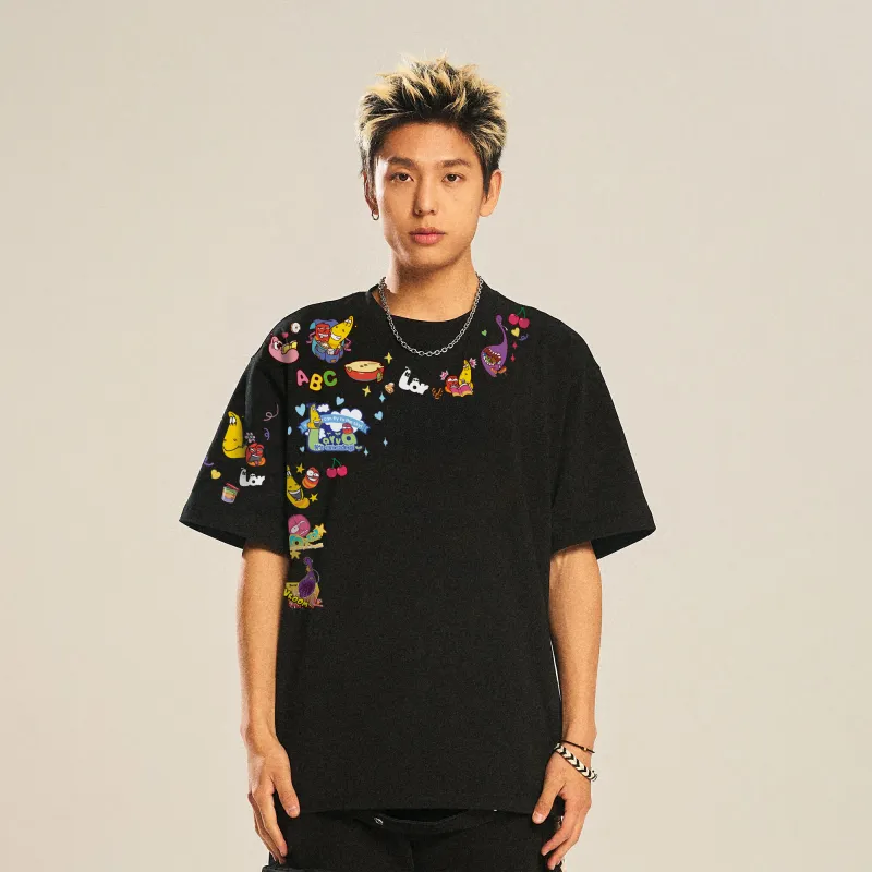 COMIC LARVA T Shirts Unisex-8