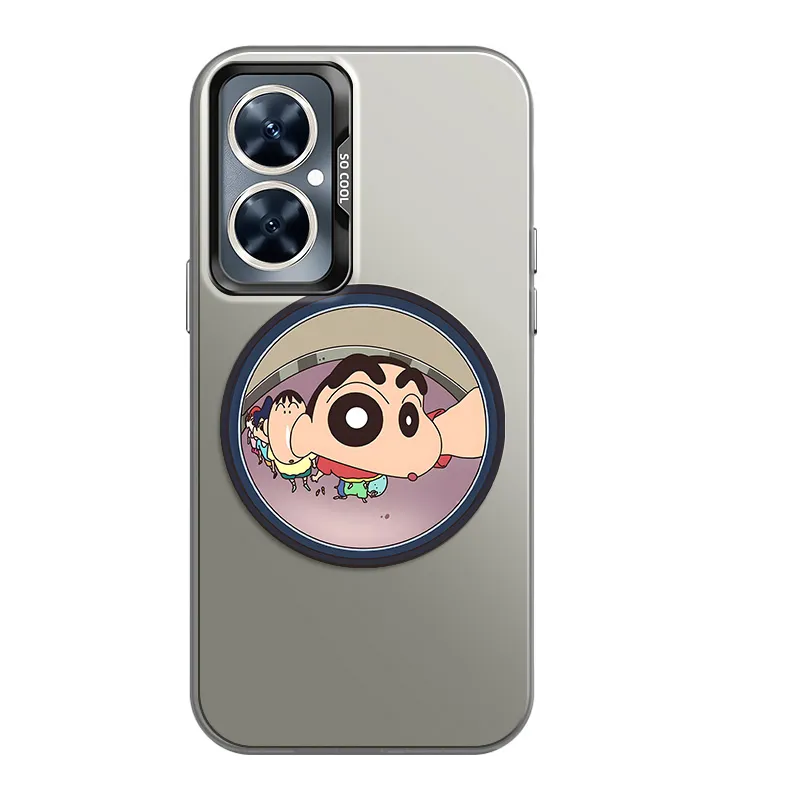 YICAIJIA Matte Material Air Conditioner Shin Chan H Phone Cases Compatibility With MVMOM 20/30 Trendy And Cool-8
