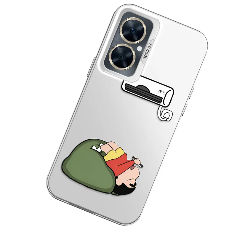 YICAIJIA Matte Material Air Conditioner Shin Chan H Phone Cases Compatibility With MVMOM 20/30 Trendy And Cool-11