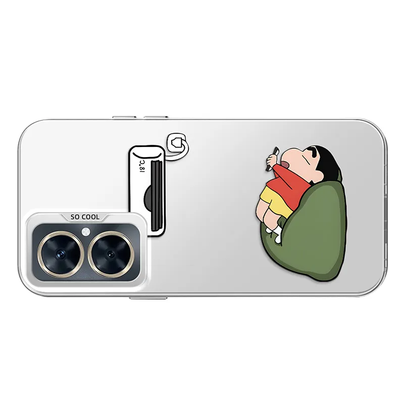 YICAIJIA Matte Material Air Conditioner Shin Chan H Phone Cases Compatibility With MVMOM 20/30 Trendy And Cool-14