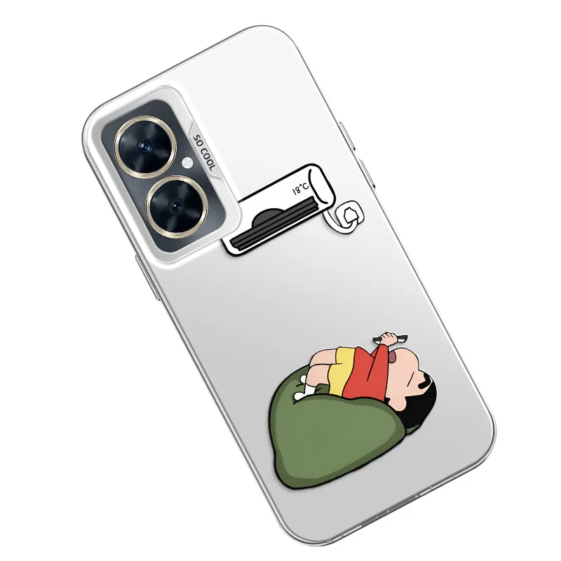 YICAIJIA Matte Material Air Conditioner Shin Chan H Phone Cases Compatibility With MVMOM 20/30 Trendy And Cool-12