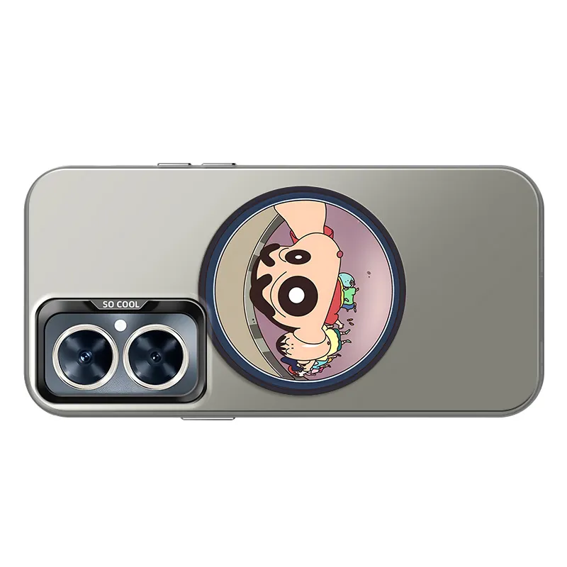 YICAIJIA Matte Material Air Conditioner Shin Chan H Phone Cases Compatibility With MVMOM 20/30 Trendy And Cool-9