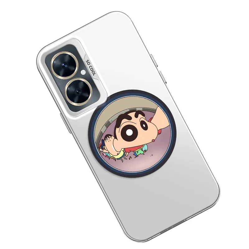 YICAIJIA Matte Material Air Conditioner Shin Chan H Phone Cases Compatibility With MVMOM 20/30 Trendy And Cool-17