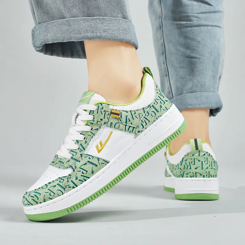Warrior Warrior Warm Lightweight Height Increasing Low-Top Skateboard Shoes Unisex-9