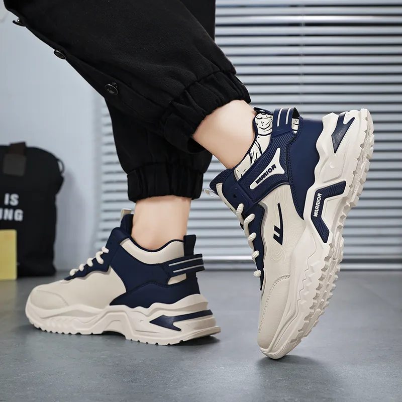 Warrior Warrior Wear Resistant Height Increasing Coverage High Top Chunky Sneakers Men's-4