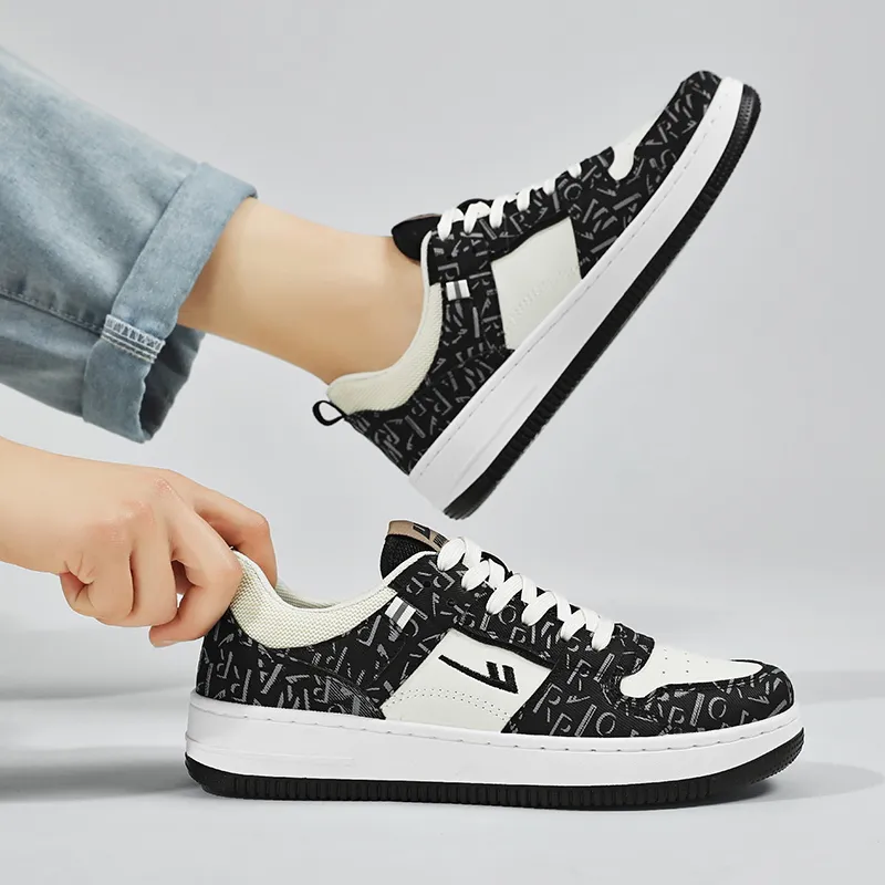 Warrior Warrior Warm Lightweight Height Increasing Low-Top Skateboard Shoes Unisex-18