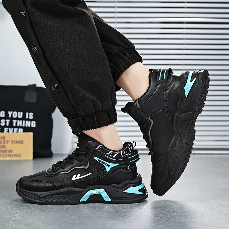 Warrior Warrior Wear Resistant Height Increasing Coverage High Top Chunky Sneakers Men's-9