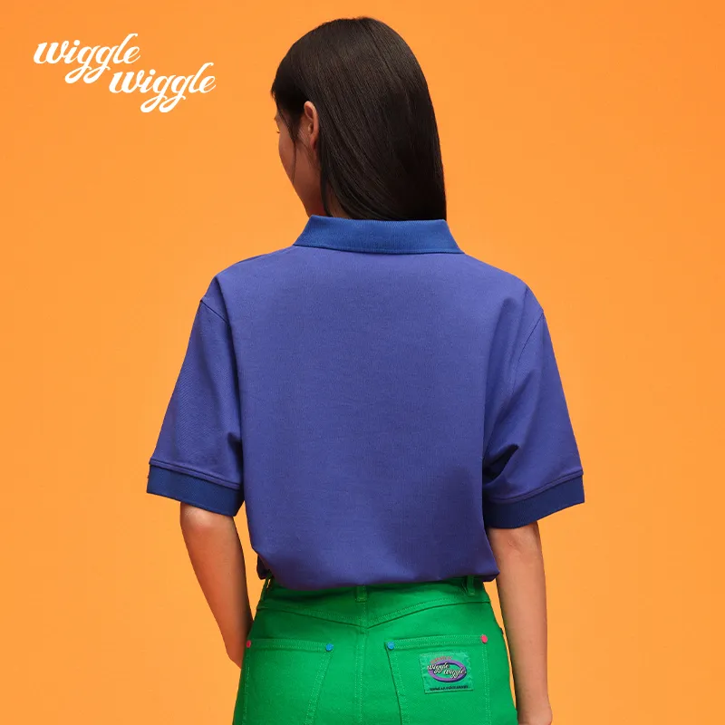 Wiggle Wiggle Dopamine Dressing Short Sleeved T Shirts Preppy Style Top Women's-2