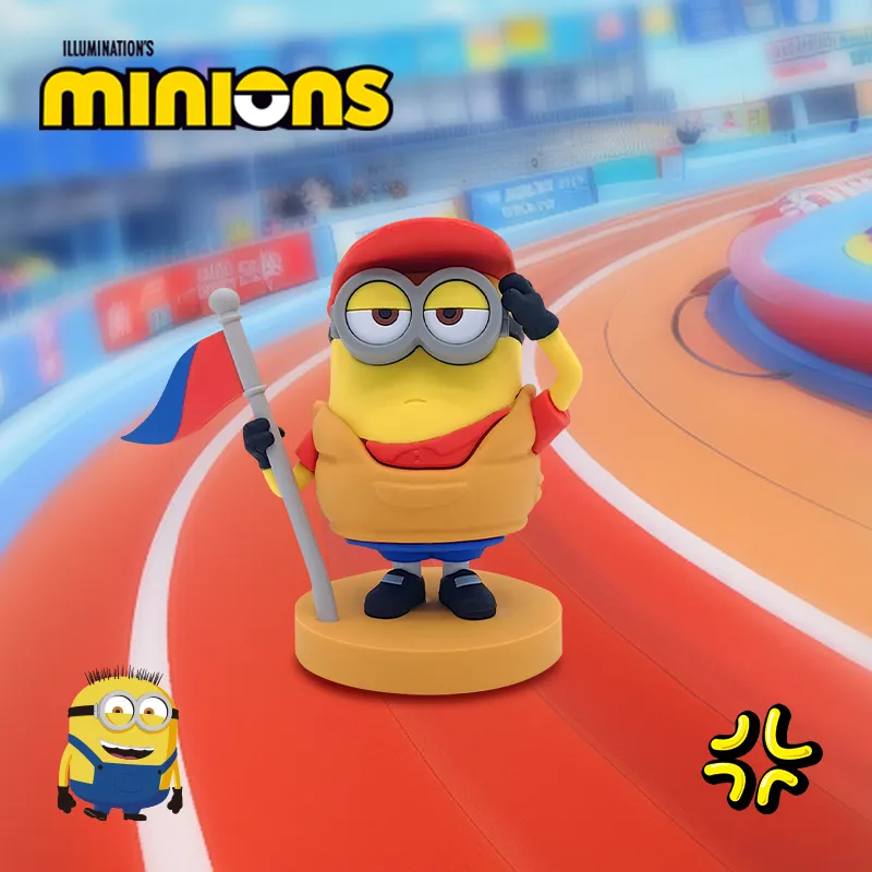 Running Minion Minions Despicable Me 4 Sports Edition Chibi Figures-7