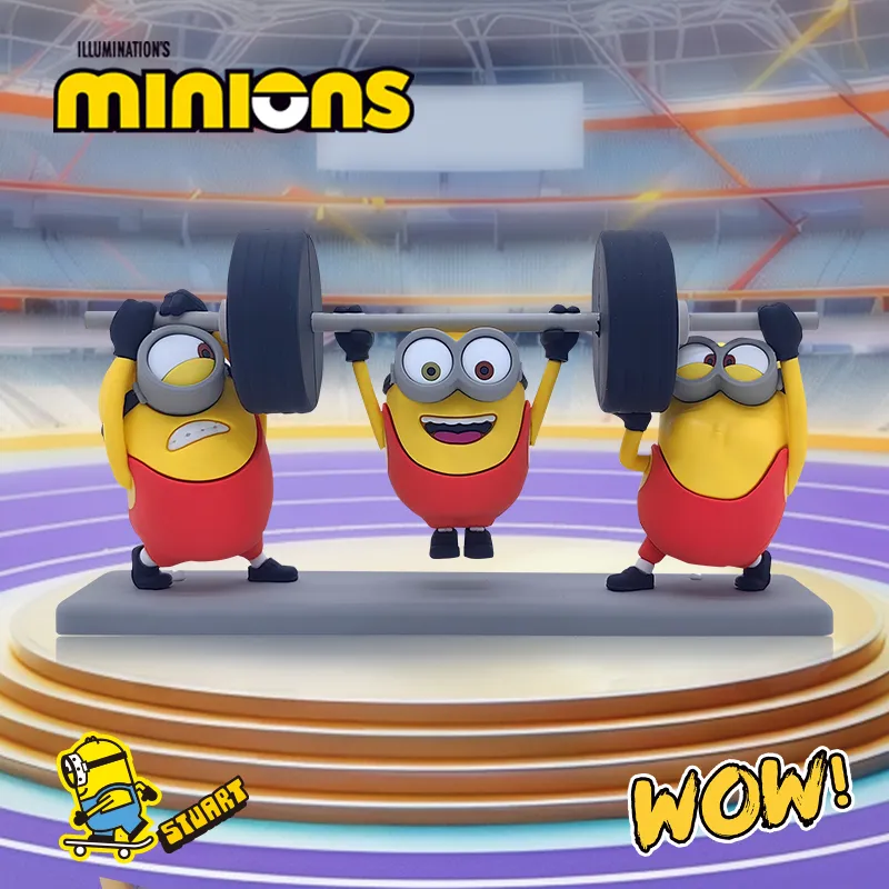Running Minion Minions Despicable Me 4 Sports Edition Chibi Figures-1