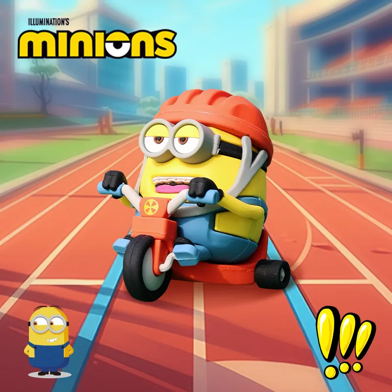 Running Minion Minions Despicable Me 4 Sports Edition Chibi Figures-3