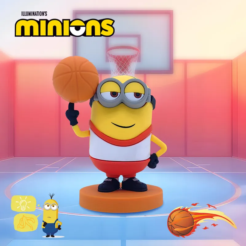 Running Minion Minions Despicable Me 4 Sports Edition Chibi Figures-5