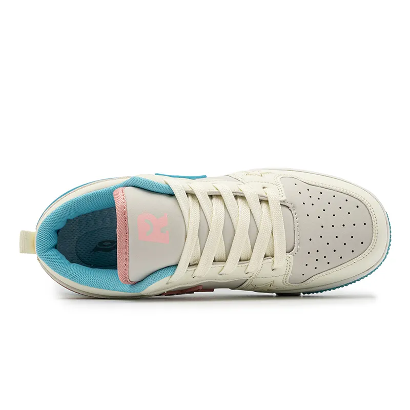 Snow Know The Answer SKTA Anti Slip And Wear Resistant Breathable Low Top Couple Skateboard Shoes Unisex-9