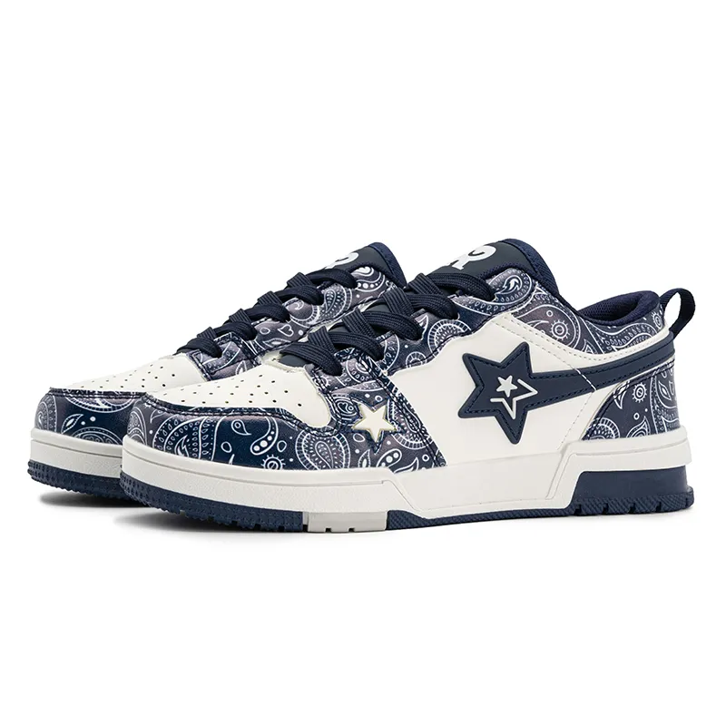 Snow Know The Answer SKTA Anti Slip And Wear Resistant Breathable Low Top Couple Skateboard Shoes Unisex-26