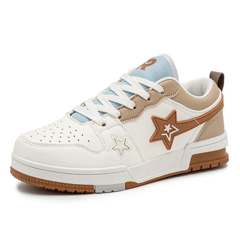 Snow Know The Answer SKTA Anti Slip And Wear Resistant Breathable Low Top Couple Skateboard Shoes Unisex-13