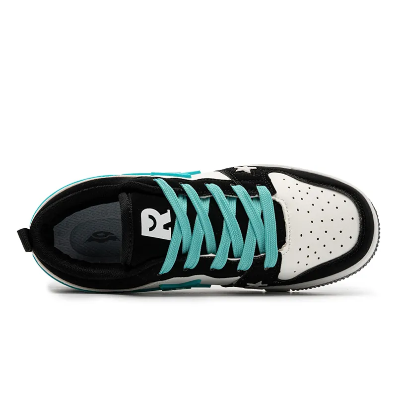 Snow Know The Answer SKTA Anti Slip And Wear Resistant Breathable Low Top Couple Skateboard Shoes Unisex-39