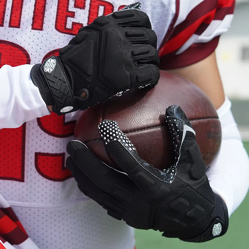 Seibertron Rugby Ball Catch Gloves Palm Sticky Material Unisex-1