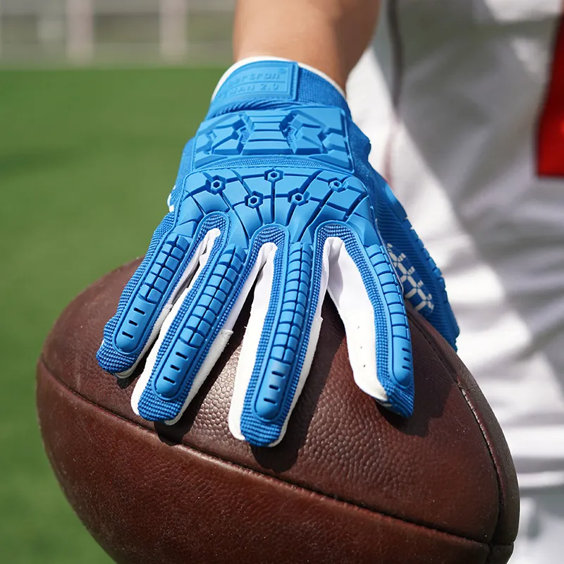 Seibertron Rugby Gear Catch Gloves Sticky Material TPR Unisex-7