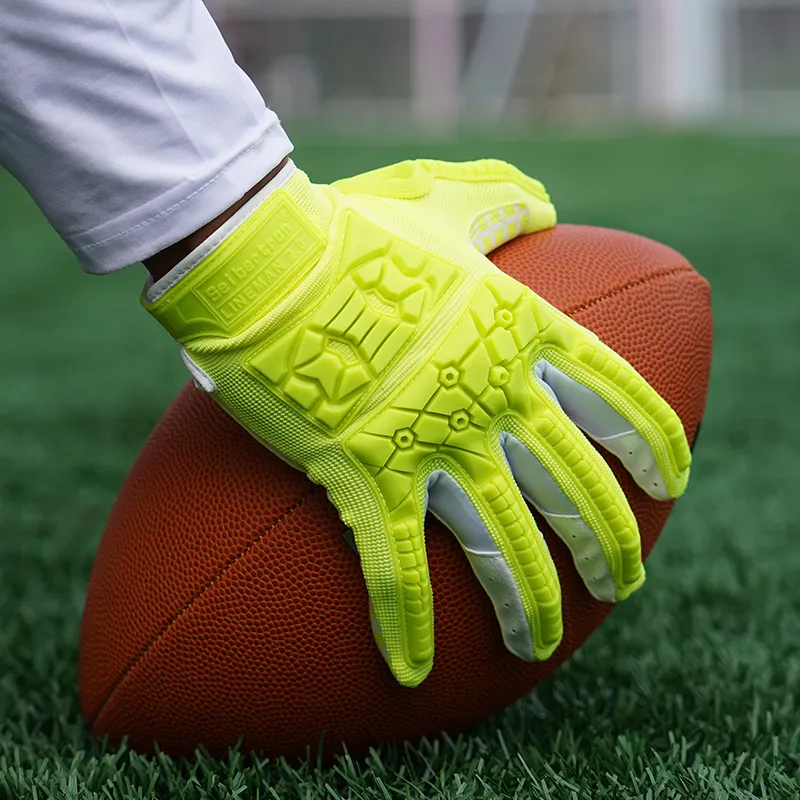 Seibertron Rugby Gear Catch Gloves Sticky Material TPR Unisex-5