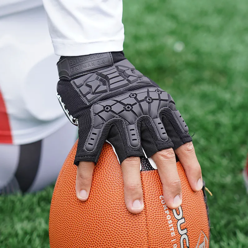 Seibertron Rugby Gear Catch Gloves Sticky Material TPR Unisex-11