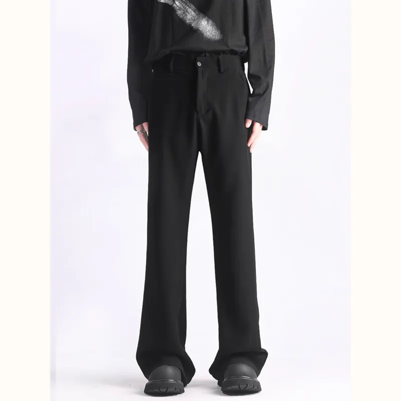 City Hipster Casual Pants Unisex Black-1
