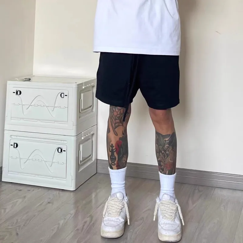 PAINT STAIN Casual Shorts Unisex-7
