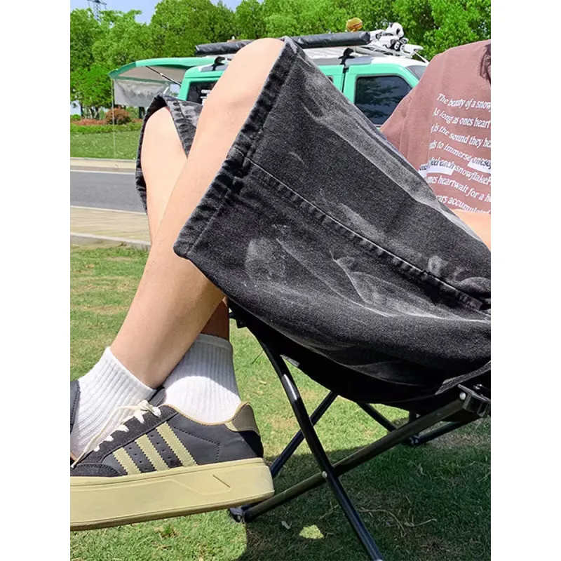 City Hipster Denim Shorts Unisex-2
