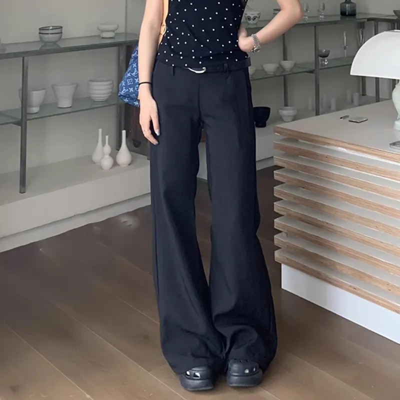 City Hipster Suit Trouser Unisex Black-2