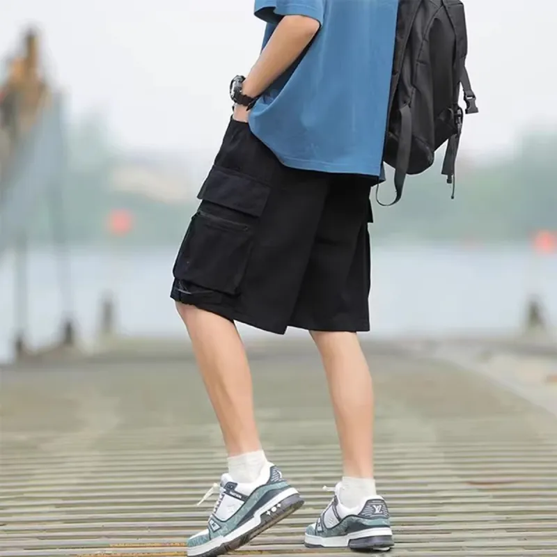 City Hipster Cargo Shorts Unisex-5