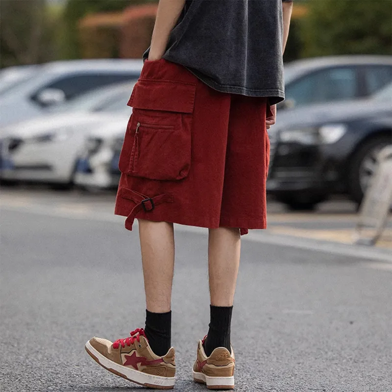 City Hipster Cargo Shorts Unisex-2