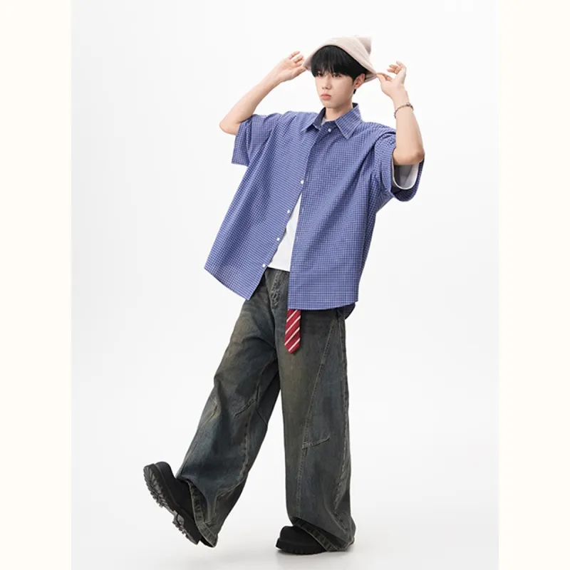 City Hipster Shirts Unisex Blue-3