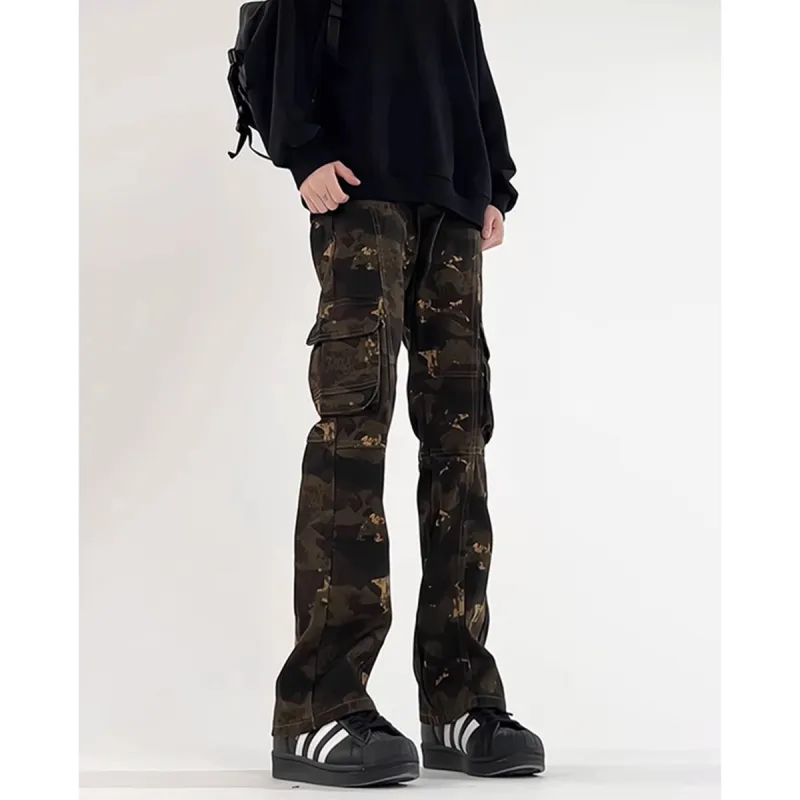 City Hipster Casual Pants Unisex Camouflage-2