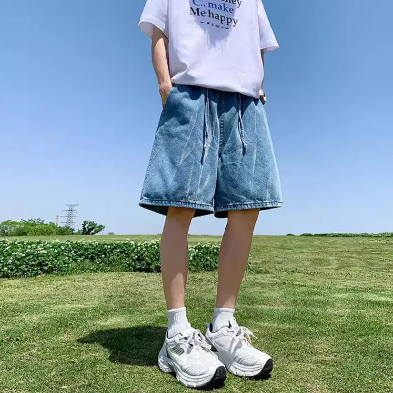 City Hipster Denim Shorts Unisex-8