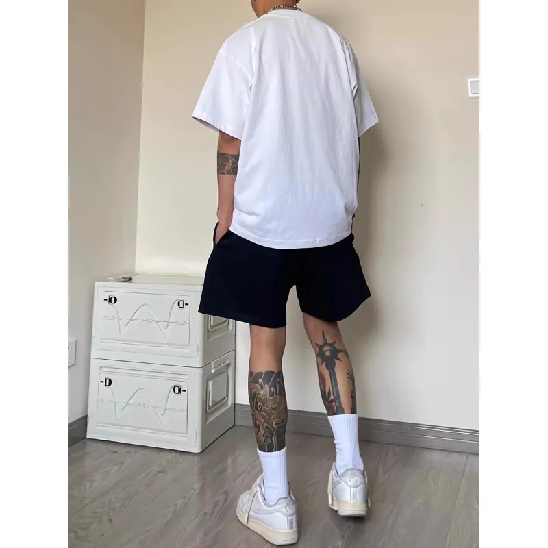 PAINT STAIN Casual Shorts Unisex-5