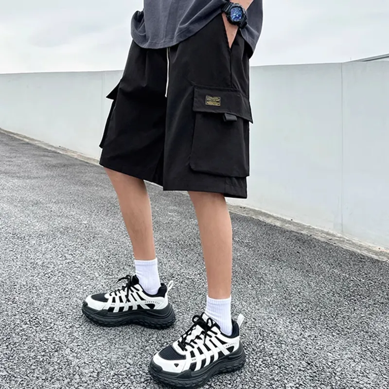City Hipster Cargo Shorts Unisex-5
