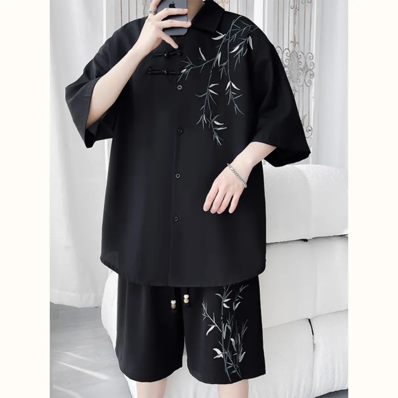 City Hipster Shirt Matching Set Unisex-5