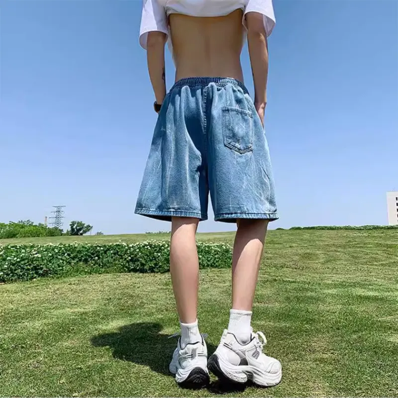 City Hipster Denim Shorts Unisex-9