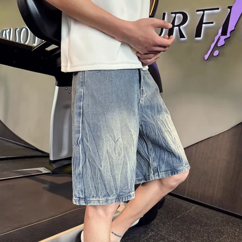 City Hipster Denim Shorts Unisex-2
