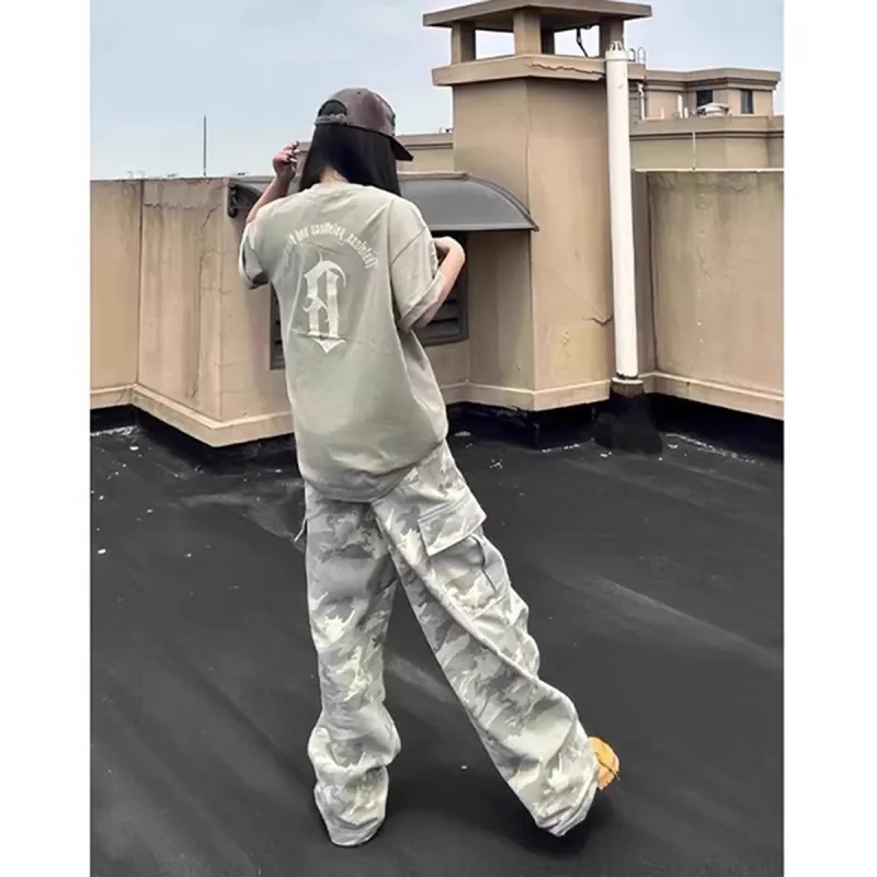 City Hipster Cargo Pants Unisex-3