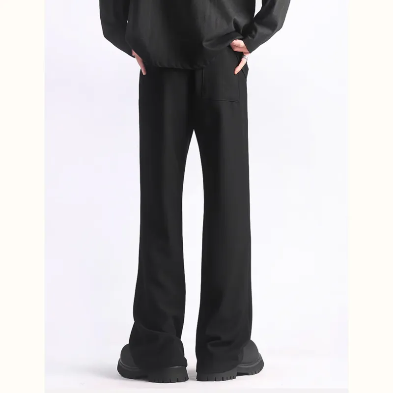 City Hipster Casual Pants Unisex Black-3