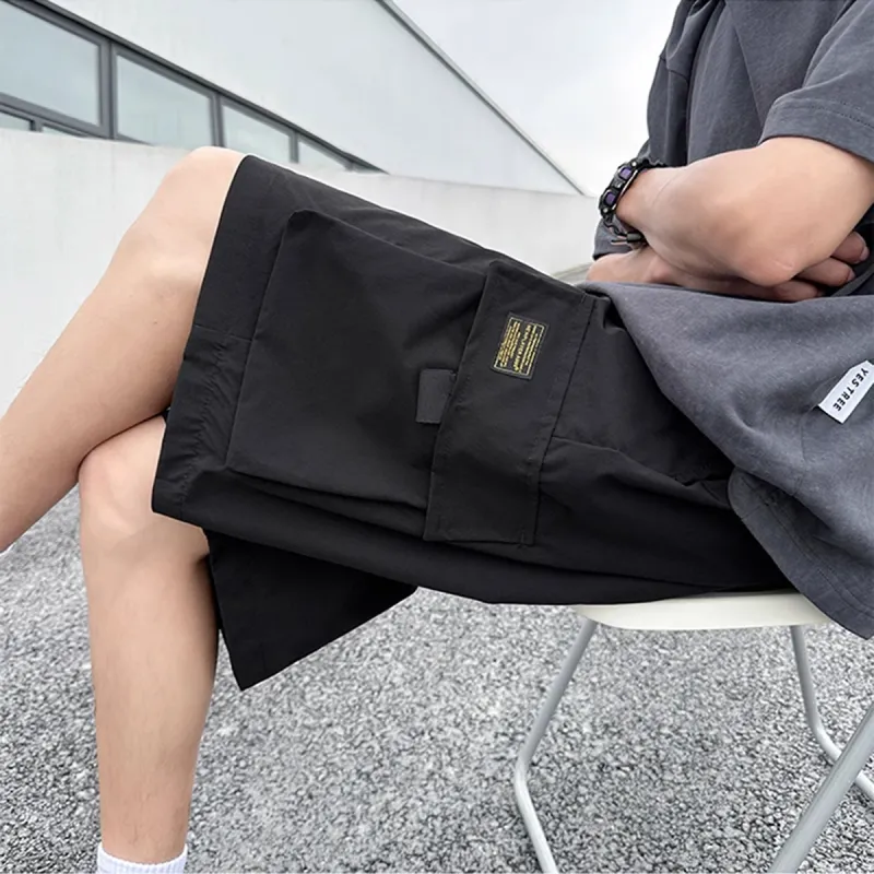 City Hipster Cargo Shorts Unisex-4