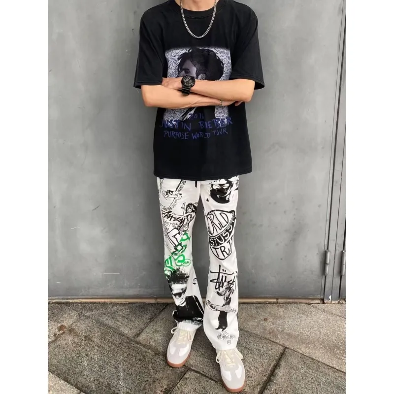 OG96 LAB Jeans Unisex White-3