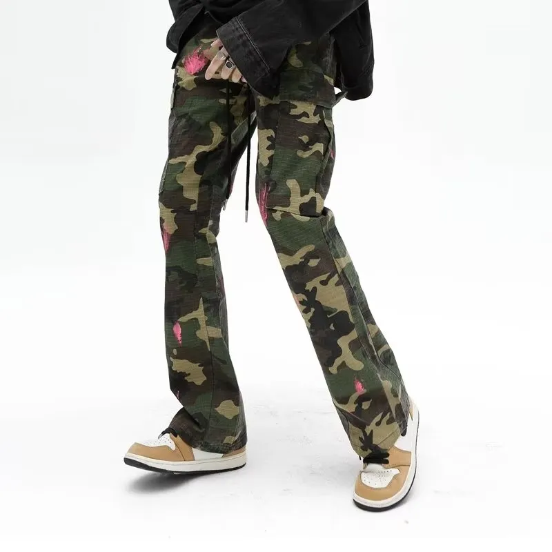 OG96 LAB Jeans Unisex Camouflage/Multicolor ☀-5