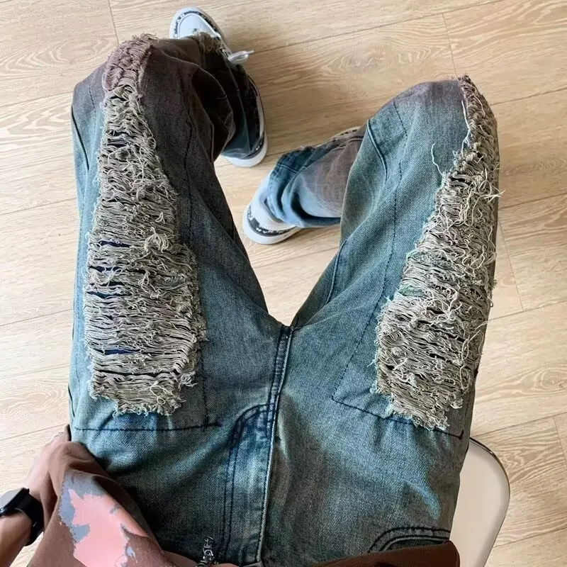OG96 LAB Jeans Unisex Nostalgic Blue Cut Out Gradient-2