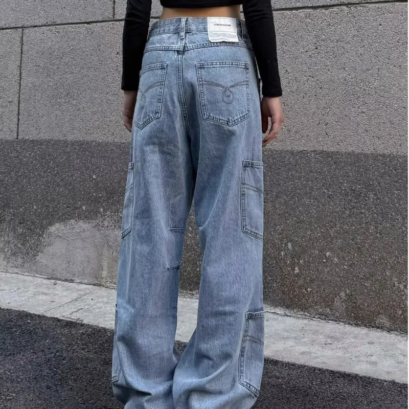 OG96 LAB Jeans Unisex Multi Pocket Urban Techwear 💞 Blue 💞-1