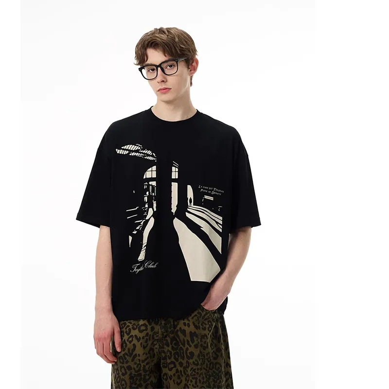 TESTUNG T Shirts Unisex Black-8
