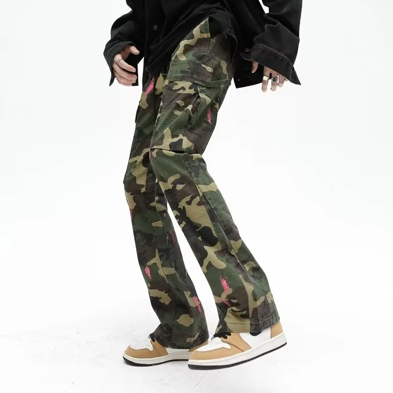 OG96 LAB Jeans Unisex Camouflage/Multicolor ☀-3